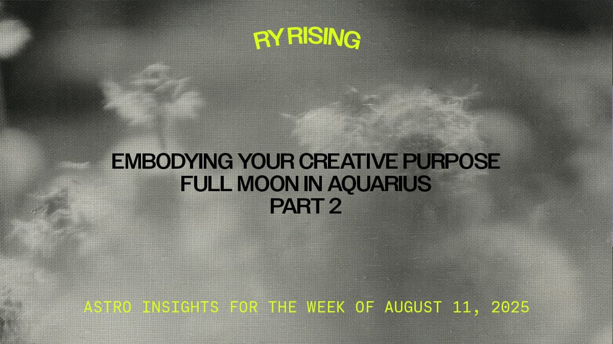 Embodying your creative purpose