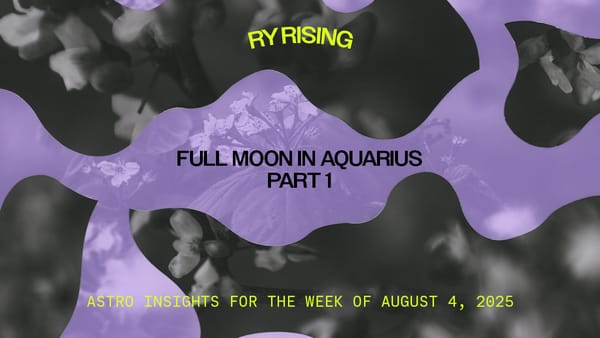Innovate the system with this week's Full Moon in Aquarius