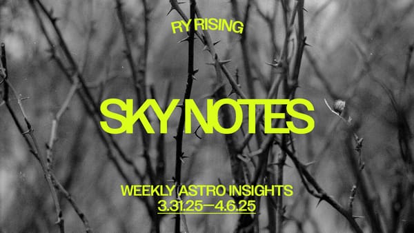 Sky Notes: Astro insights for the week of March 31, 2025