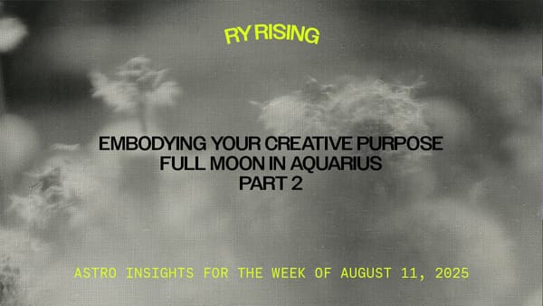 Embodying your creative purpose